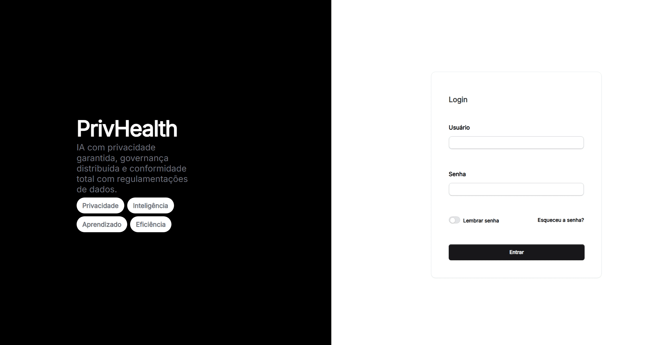 PrivHealth Dashboard
